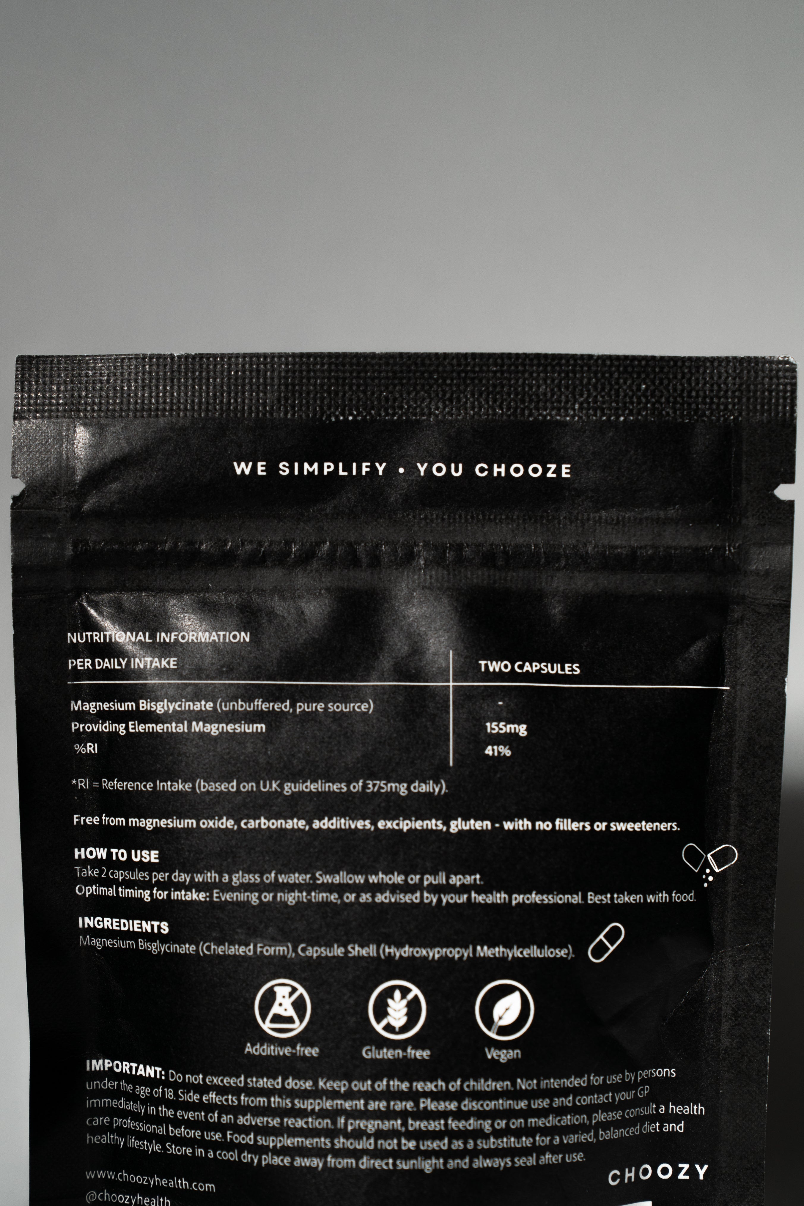 Magnesium Glycinate Pouch (60 capsules)