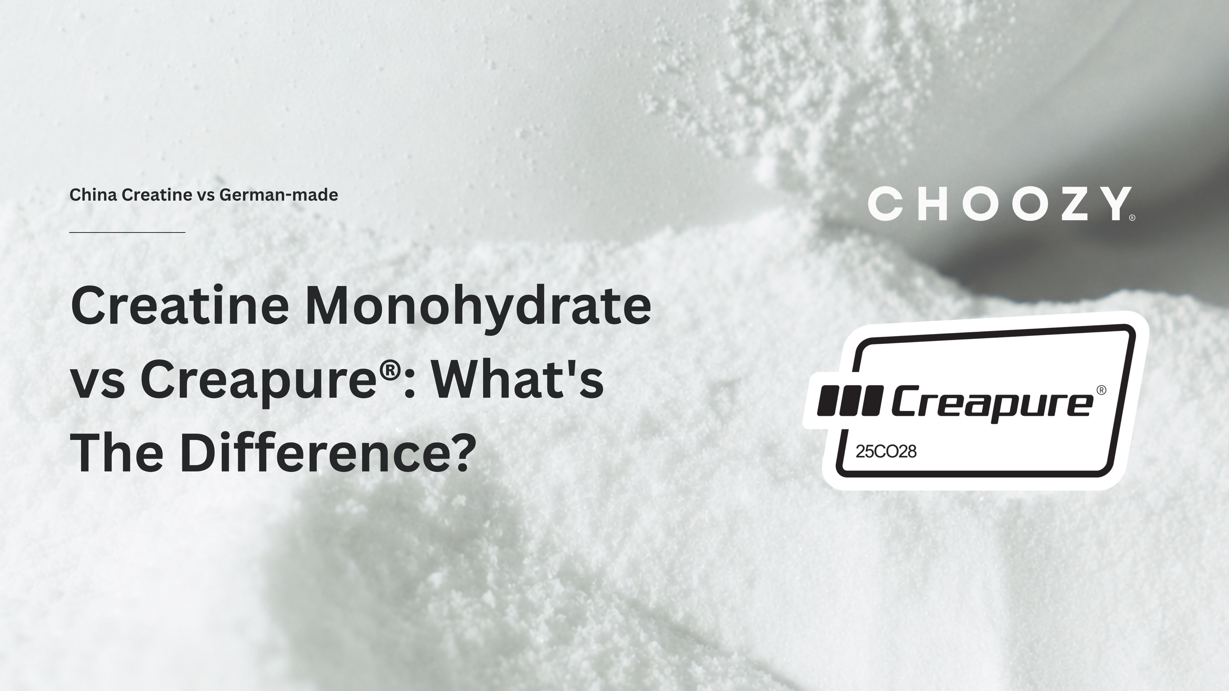 Creatine Monohydrate vs Creapure®: What's the Difference?