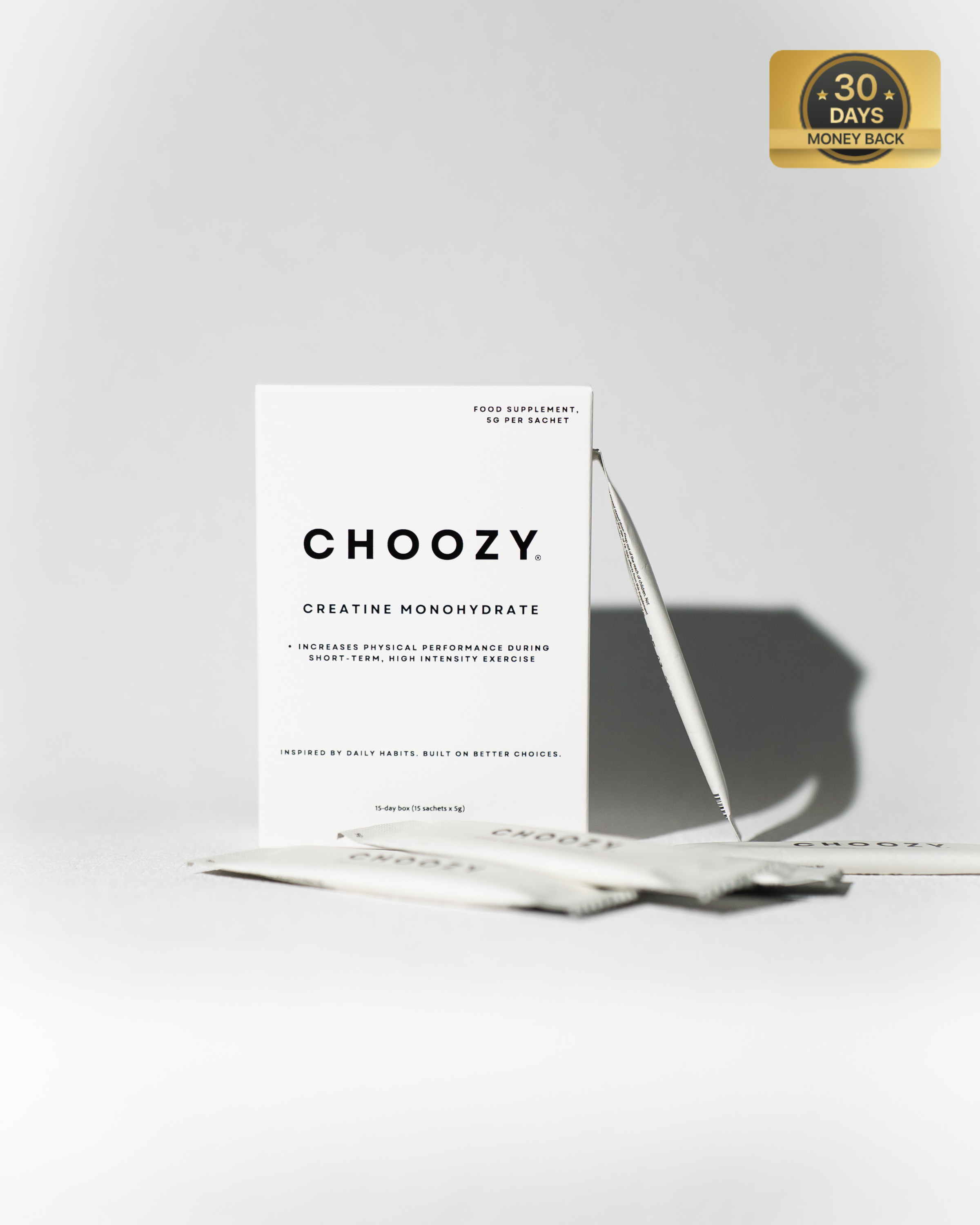 Premium Creatine Monohydrate Travel Sachets (15 Pack)