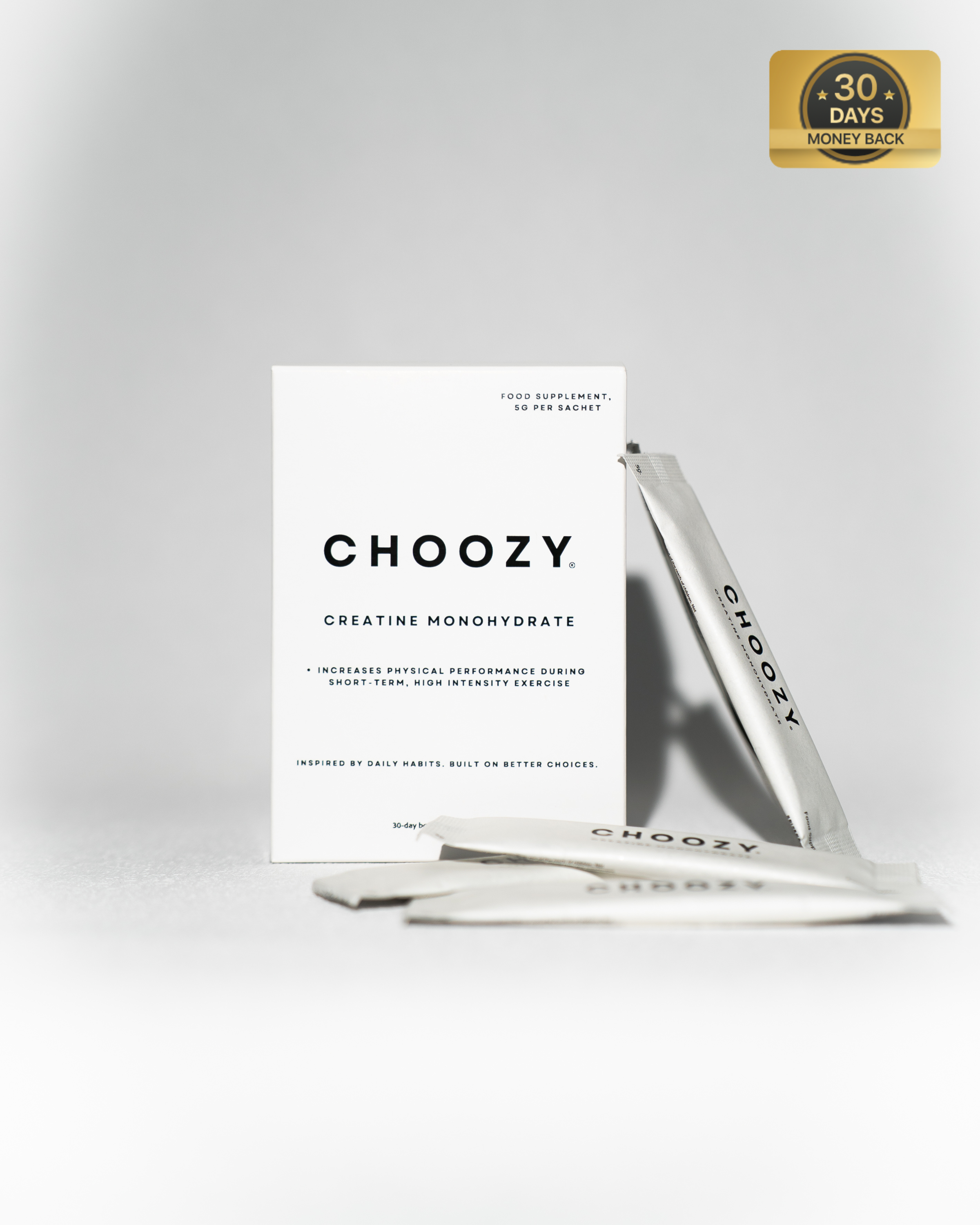 Premium Creatine Monohydrate Sachets (30 Pack)