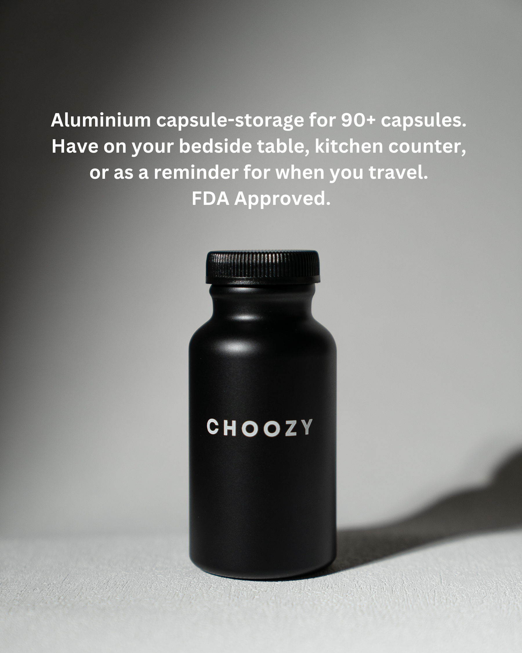 Aluminium Capsule-Storage Bottle
